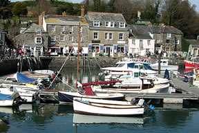The harbour at Padstow, north Cornwall