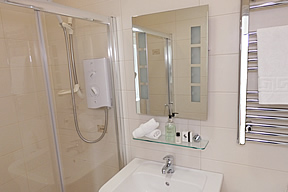 Luxury ensuite walk-in shower